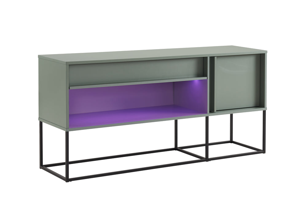 Yazda TV Stand with LED Lights