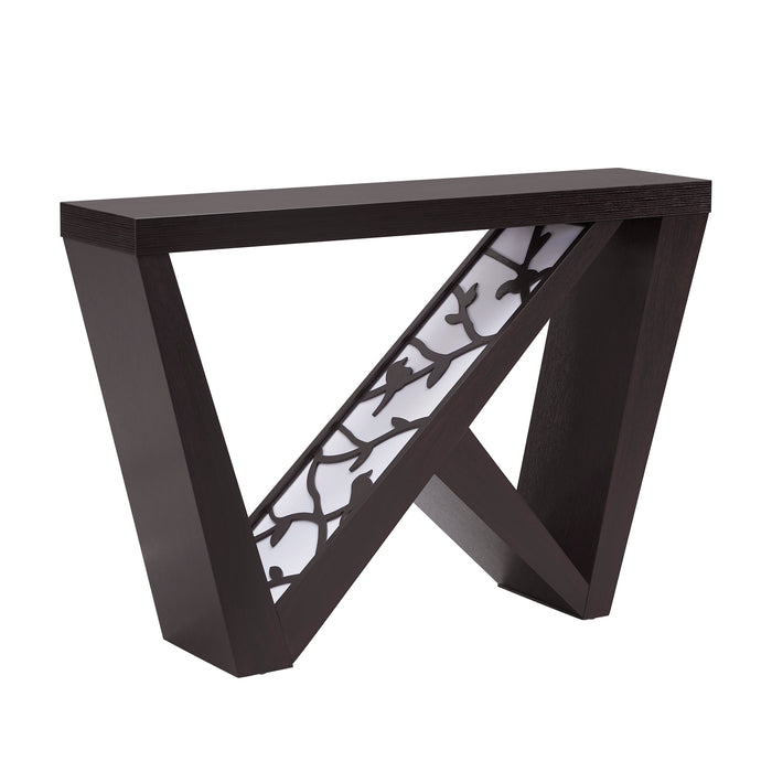 Console Table with Light Box