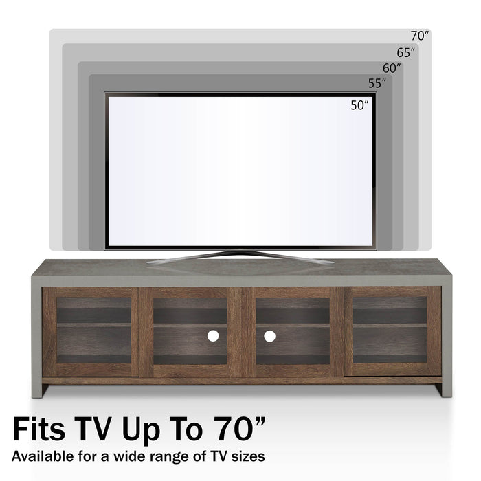 Pederson Industrial Multi-Storage TV Stand