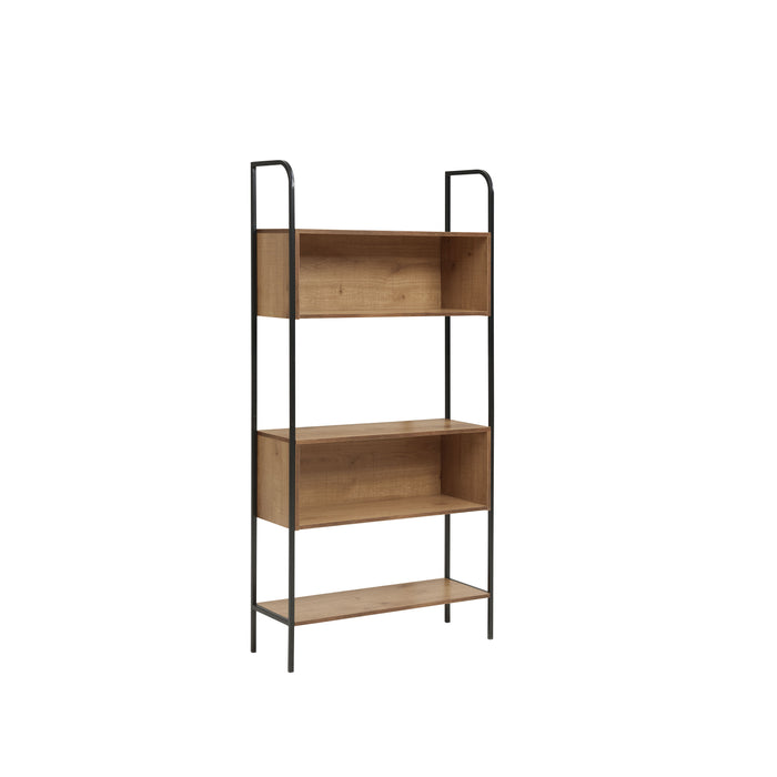 Milan Distressed Oak Bookcase