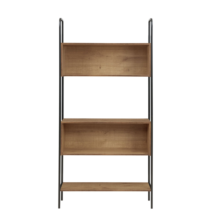 Milan Distressed Oak Bookcase