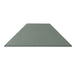 Front facing sage green finish rectangular panel with a touch of texture on its bottom side, on a white background